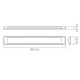 Corp de iluminat LED liniara VIDEX-BATTEN-LED-18W-NW