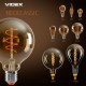 Bec Led Videx E27-PS160-8W-FIL-DIM-SPIRAL-AMBER