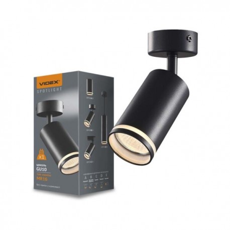 Spot proiector de tavan VIDEX-GU10-MARTIN-BLACK
