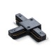 Conector de tip T pentru sina spoturi VIDEX Negru