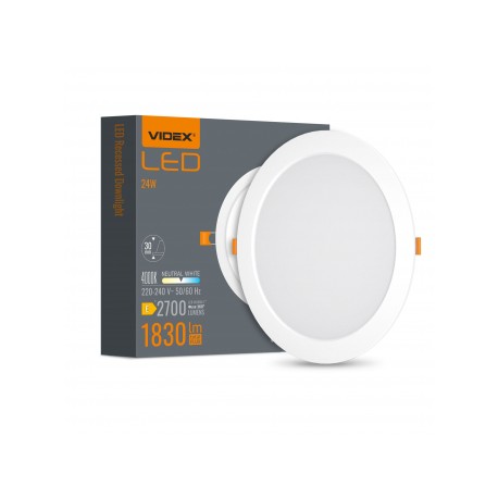 Spot Videx LED 24W-Alb neutru