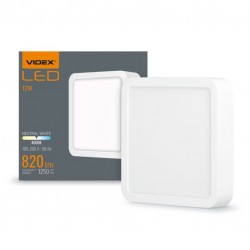 Aplica de suprafață 12W cu LED Videx Alba