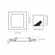 Spot cu led 12W downlight Videx