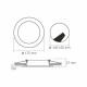 Spot cu led 12W downlight Videx rotund