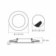 Spot cu led 6W downlight Videx rotund
