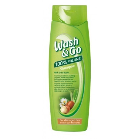 Sampon Wash&Go cu Unt de Shea, 400 ml