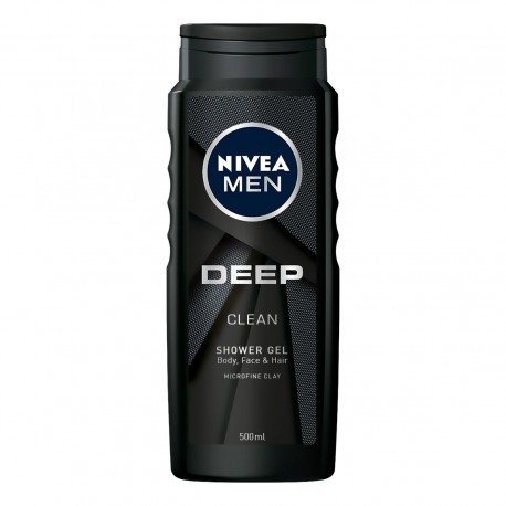 Gel de dus Nivea men deep clean 500 ml