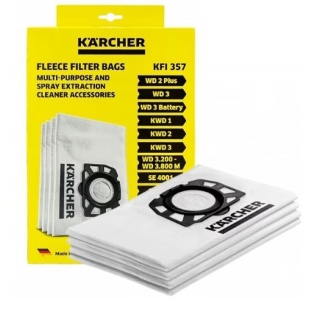 Set saci din textil Karcher 2.863-314.0 pt aspiratoarele WD3