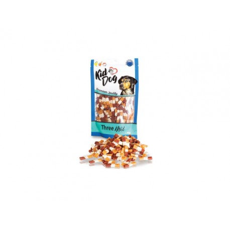 Kid dog Recompense Pentru Caini, Three Mix Cu Pui/Rata/Cod 80 g