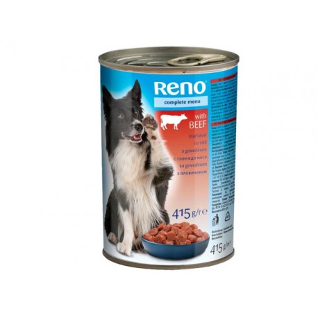 Reno hrana umeda pentru Caini, Vita 415g