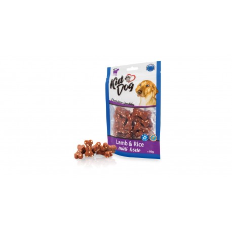 Kid Dog recompense mini oase cu miel si orez,250g
