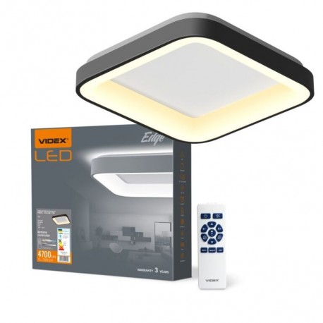 Plafoniera Led Videx EDGE-SC neagra